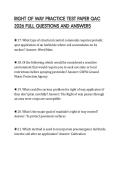 RIGHT OF WAY PRACTICE TEST PAPER QAC 2026 FULL QUESTIONS AND ANSWERS