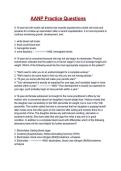 AANP Practice Questions and correct Answers &lpar;100&percnt; VERIFIED&rpar;&vert; 2026&sol;2027