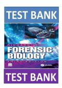 TEST BANK&lowbar;&lowbar;Forensic Biology 3rd Edition by Richard Li &comma; ISBN&colon; 9781032913414 &vert;All Chapters Included&vert; Guide A&plus;