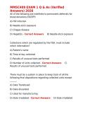MMSC409 EXAM 1 Q & As &lpar;Verified Answers&rpar; 2026&period;