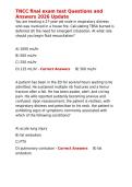 TNCC final exam test Questions and Answers 2026 Update