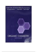 Solutions Manual &ndash; Organic Chemistry&comma; 12th Edition &lpar;Solomons&rpar; &vert; Step-by-Step Verified Solutions &vert; ISBN 9781119820610