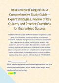 RN Pharmacology A Relias BUNDLE &vert; Comprehensive Study Guide &ndash; Expert Strategies&comma; Review of Key Quizzes&comma; and Practice Questions for Guaranteed Success &sol; Latest 2025