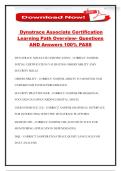 Dynatrace Associate Certification Learning Path Overview- Questions AND Answers 100&percnt; PASS