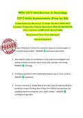 WGU C273 Introduction to Sociology   C273 Units Assessments &lpar;Prep for OA&rpar;   Comprehensive Resource To Help You Ace 2026-2027  Includes Frequently Tested Questions With ELABORATED  100&percnt; Correct COMPLETE SOLUTIONS  Guaranteed Pass First Attempt&excl;&excl;   Current 