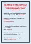 RCFE ADMINISTRATOR EXAM LATEST 2026 ACTUAL  EXAM WITH COMPLETE QUESTIONS AND CORRECT  DETAILED ANSWERS &vert;&vert;VERIFIED EXAM&excl;&excl; &lpar;100&percnt;  VERIFIED ANSWERS&rpar; &vert;ALREADY GRADED  A&plus;&vert;&vert;BRANDNEW&excl;&excl;&excl;&vert;&vert; 