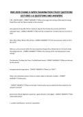 RNR 2039 CHANG 6-WEEK EXAMINATION STUDY QUESTIONS LECTURES 1-6 QUESTIONS AND