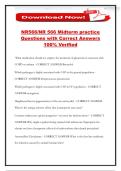 NR566&sol;NR 566 Midterm practice Questions with Correct Answers 100&percnt; Verified