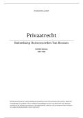 Privaatrecht - Samenvatting&comma; 1e jaar hbo-rechten