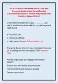 HLTH 340 Final Exam Newest Actual Exam With  Complete Questions And Correct Detailed  Answers&vert;&vert;Verified Exam&excl;&excl;&excl; &lpar;Verified Answers&rpar; &vert;Already  Graded A&plus;&vert;&vert;Newest Exam&excl;&excl;
