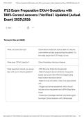 ITLS Exam Preparation EXAM Questions with 100&percnt; Correct Answers &vert; Verified &vert; Updated &lpar;Actual Exam&rpar; 20252026