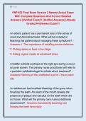 FNP 652 Final Exam Version 2 Newest Actual Exam  With Complete Questions And Correct Detailed  Answers &vert;&vert;Verified Exam&excl;&excl;&excl; &lpar;Verified Answers&rpar; &vert;Already  Graded A&plus;&vert;&vert;Newest Exam&excl;&excl;&excl; 