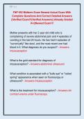FNP 652 Midterm Exam Newest Actual Exam With  Complete Questions And Correct Detailed Answers  &vert;&vert;Verified Exam&excl;&excl;&excl;&lpar;Verified Answers&rpar; &vert;Already Graded  A&plus;&vert;&vert;Newest Exam&excl;&excl;&excl; 