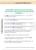 APMA 3080 - Final Exam Review Questions  and Answers &lpar;100&percnt; Correct Answers&rpar; Already  Graded A&plus;