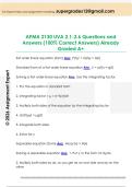 APMA 2130 UVA 2&period;1-2&period;6 Questions and  Answers &lpar;100&percnt; Correct Answers&rpar; Already  Graded A&plus;