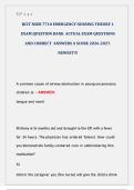 BCIT NSER 7710 Emergency Nursing Theory 1 &ndash; Actual Exam Question Bank with Correct Answers &lpar;2026-2027&rpar;