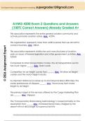 AVMG 4200 Exam 2 Questions and Answers  &lpar;100&percnt; Correct Answers&rpar; Already Graded A&plus; 