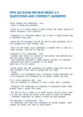 PPN 102 EXAM REVIEW WEEK 1-3 QUESTIONS AND CORRECT ANSWERS