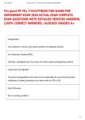 Fire guard NY F01&comma; F-01CITYWIDE FIRE GUARD FOR  IMPAIRMENT EXAM 2026 ACTUAL EXAM COMPLETE  EXAM QUESTIONS WITH DETAILED VERIFIED ANSWERS  &lpar;100&percnt; CORRECT ANSWERS&rpar; &sol;ALREADY GRADED A&plus;