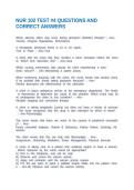 NUR 102 TEST &num;4 QUESTIONS AND CORRECT ANSWERS