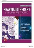 Test Bank -  Pharmacotherapy Principles and Practice&comma; 6th Edition &lpar;Chisholm-Burns&rpar; &vert; All Chapters &period;