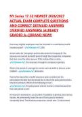 NY Series 17-52 NEWEST 2026&sol;2027 ACTUAL EXAM COMPLETE QUESTIONS  AND CORRECT DETAILED ANSWERS  &lpar;VERIFIED ANSWERS&rpar; &vert;ALREADY  GRADED A&plus;&vert;&vert;BRAND NEW&excl;&excl;