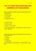 ALU 101 EXAM 2026 QUESTIONS AND  ANSWERS&vert; ACE YOUR GRADES&period;