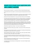 NDAEB MOCK BOARD EXAM QUESTIONS WITH 100&percnt; CORRECT ANSWERS