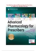 Test Bank for Advanced Pharmacology for Prescribers &ndash; 1st Edition &lpar;Luu&comma; Kayingo & Hass&rpar; &vert;ISBN NO&colon; 978-0826195463&vert;  &vert; Advanced Practice Exam Prep 2025&sol;2026