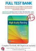 Test Bank For High-Acuity Nursing 7th Edition by Kathleen Wagner &comma;Melanie Hardin-Pierce&comma;Darlene Welsh&comma;Karen Johnson&vert; Critical Care Nursing Exam Prep 2025&sol;2026  