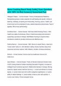 Nurse Coaching Board Study Guide&vert;&vert; Exam Questions with 100&percnt; Verified Answers&vert;&vert; Guaranteed Pass
