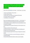 Nurse Coaching Certification Exam Questions with 100&percnt; Verified Answers Latest Update 2026&sol;2027