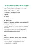 CPL - Air Law exam with correct answers