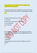 HECM VERIFIED STUDY QUESTIONS AND ANSWERS 2026  ASSURED SUCCESS UPDATED