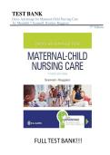 Davis Advantage for Maternal&ndash;Child Nursing Care &ndash; 3rd Edition by Scannell & Ruggiero &vert; Complete Test Bank