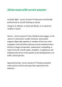 Airlaw exam with correct answers
