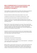 HESI COMPREHENSIVE EXAM QUESTIONS AND ANSWERS LATEST VERSION 2026 VERIFIED RATIONALE GRADED A&plus;&period;