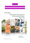 Test Bank for Nutrition Therapy and Pathophysiology 4th Edition by Nelms