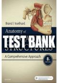 Test Bank for Anatomy of Orofacial Structures &ndash;   by Richard W&period; Brand  8th Edition &vert; Dental & Dental Hygiene Exam Prep 2025&sol;2026