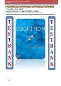 Cognition&colon; Exploring the Science of the Mind 8th Edition &lpar;Daniel Reisberg&rpar; All Chapters 1-15 &lpar;Q&A&rpar; Latest 2026 &vert; A&plus; GRADED
