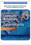 Solutions Manual For Introduction to Computer Networks and Cybersecurity 1st Edition By Chwan-Hwa &lpar;John&rpar; Wu J&period; David Irwin 9781138071896 ALL Chapters&period;pdf