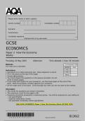  AQA GCSE ECONOMICS Paper 2 How the Economy Works QP MAY 2025