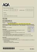 AQA GCSE ECONOMICS Paper 1 How Markets Work QP MAY 2025