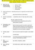 NR 224 Funds Exam 1 with All Correct & 100&percnt; Verified Answers &vert;Latest Update &vert;Already Graded A&plus;