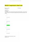 BIO251 Comprehensive Final Exam Questions and Answers
