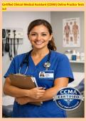 Certified Clinical Medical Assistant &lpar;CCMA&rpar; Online Tests