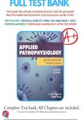 Test Bank&colon; Applied Pathophysiology for the Advanced Practice Nurse &lpar;2nd Edition&rpar; &ndash; Lucie Dlugasch & Lachel Story