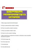 CNA Chapter 6 Exam Questions and Answers &lpar;2024&sol;2025&rpar; &lpar;Verified Answers&rpar;&period;