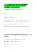 Ch 3&colon; Principles of Pharmacology Final Exam with Actual Detailed Answers 2026 Edition&period;