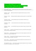 Chapter 10&colon; Principles of Pharmacology Test Questions And 100&percnt; Correct Answers 2026&period;